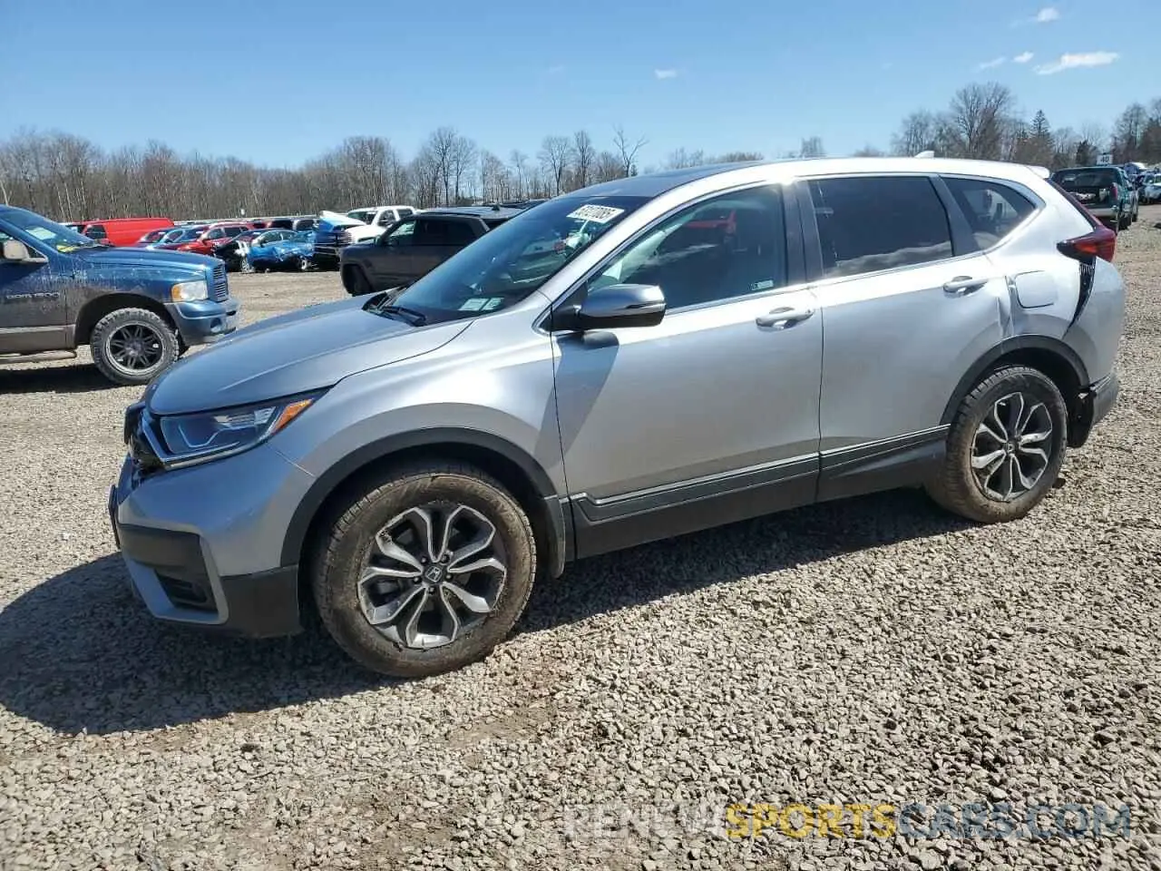 1 Photograph of a damaged car 2HKRW2H52MH627258 HONDA CRV 2021