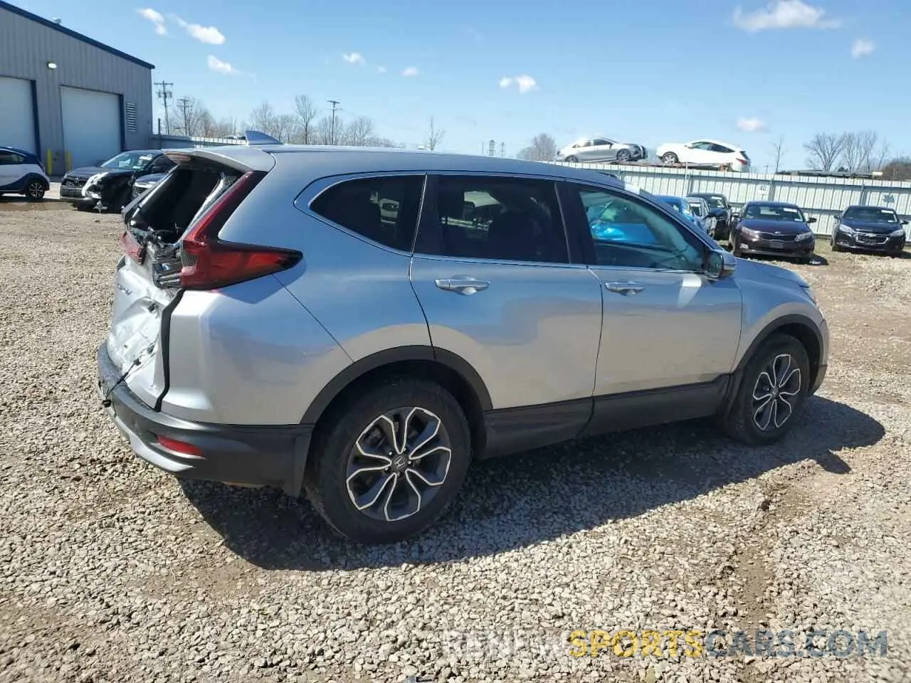 3 Photograph of a damaged car 2HKRW2H52MH627258 HONDA CRV 2021