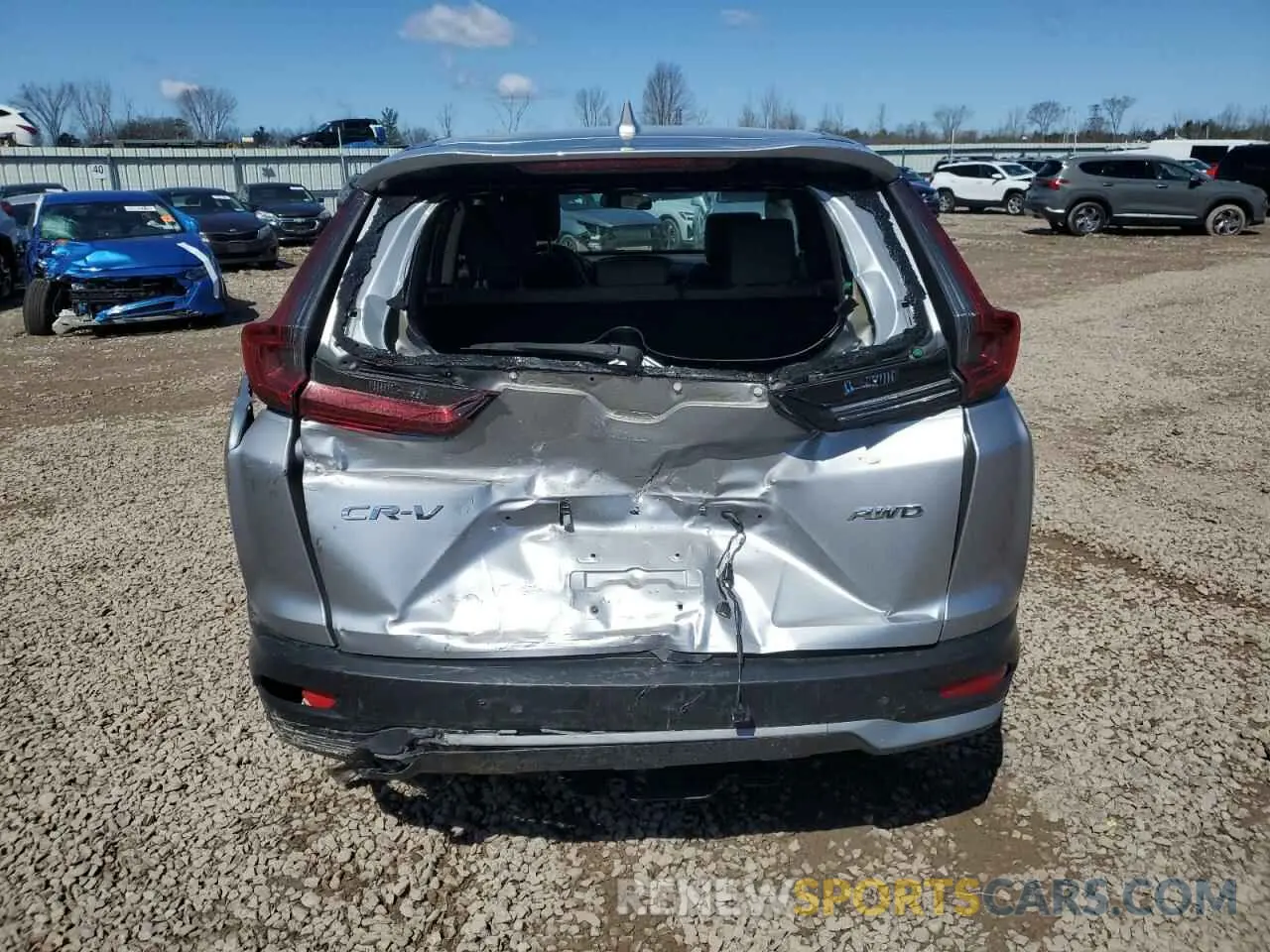 6 Photograph of a damaged car 2HKRW2H52MH627258 HONDA CRV 2021