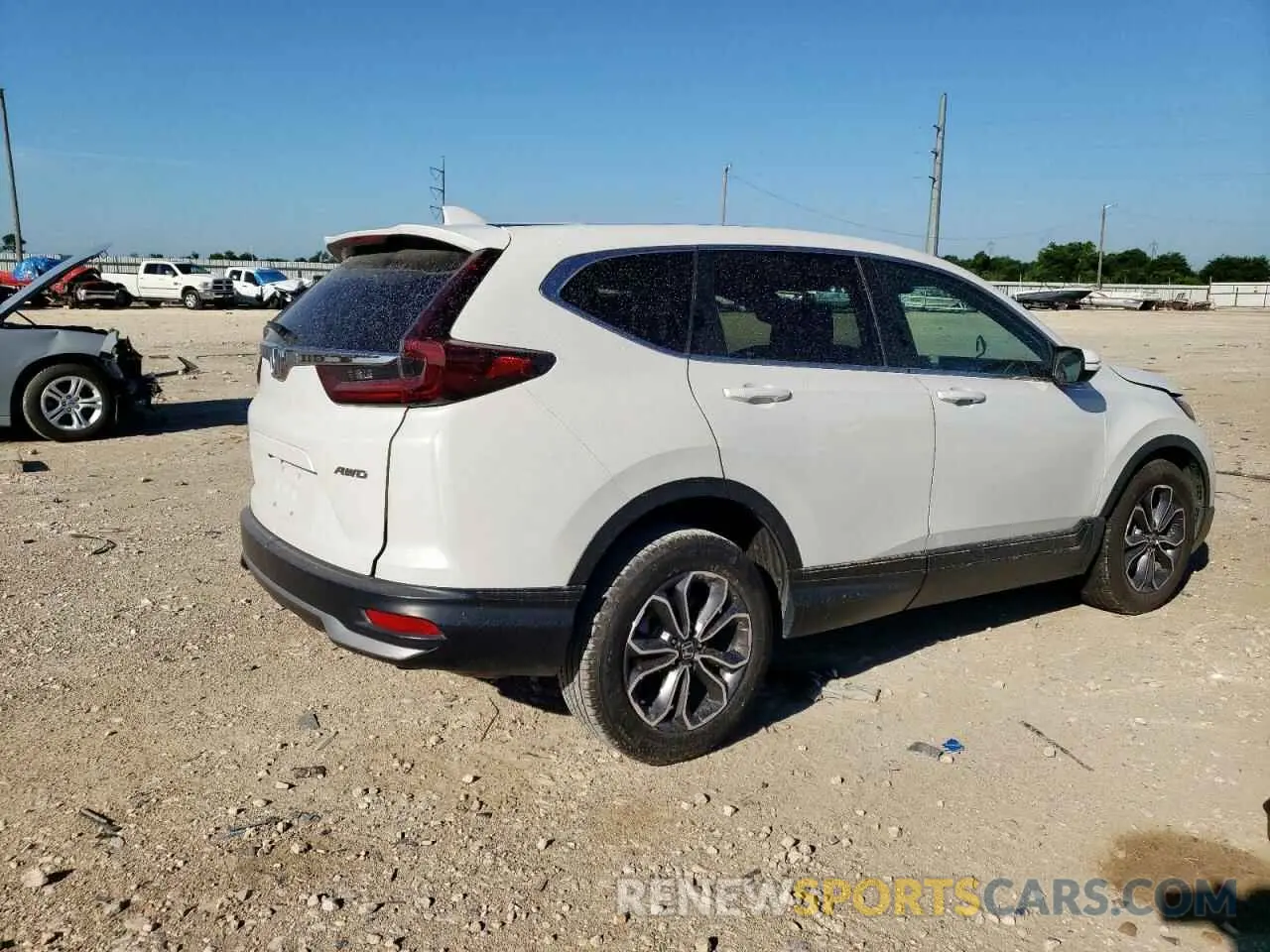 3 Photograph of a damaged car 2HKRW2H52MH628636 HONDA CRV 2021