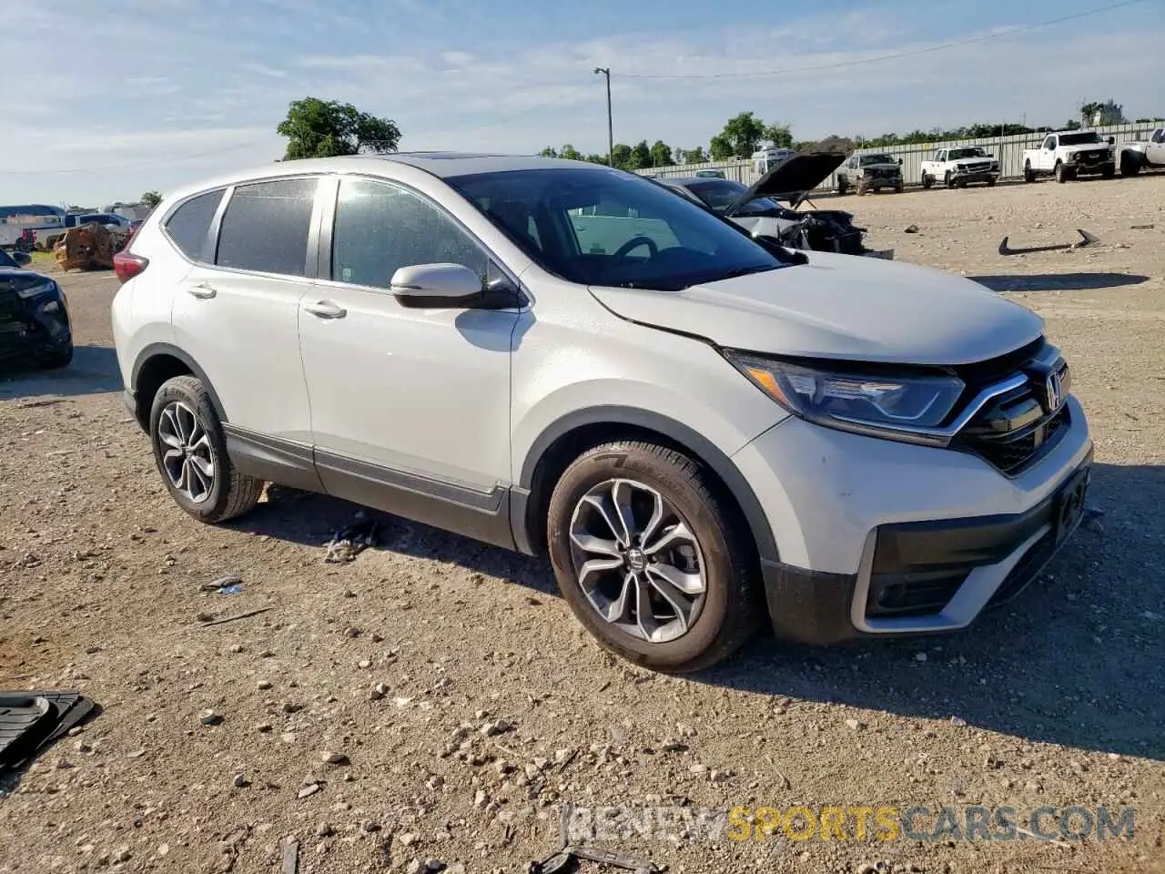 4 Photograph of a damaged car 2HKRW2H52MH628636 HONDA CRV 2021