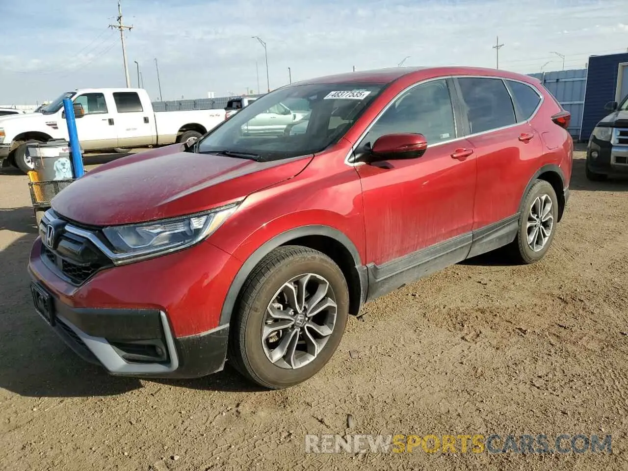 1 Photograph of a damaged car 2HKRW2H52MH629138 HONDA CRV 2021