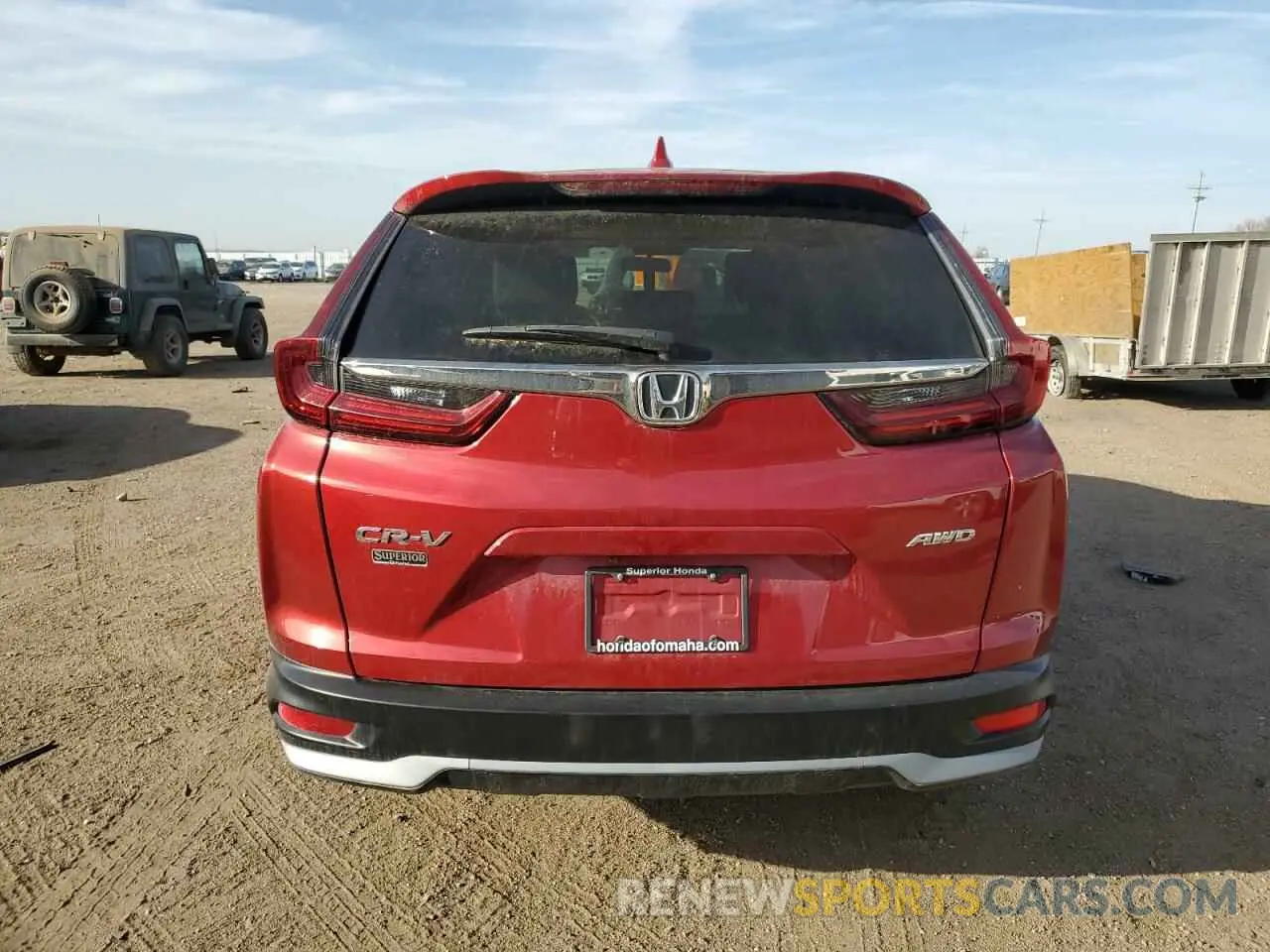 6 Photograph of a damaged car 2HKRW2H52MH629138 HONDA CRV 2021