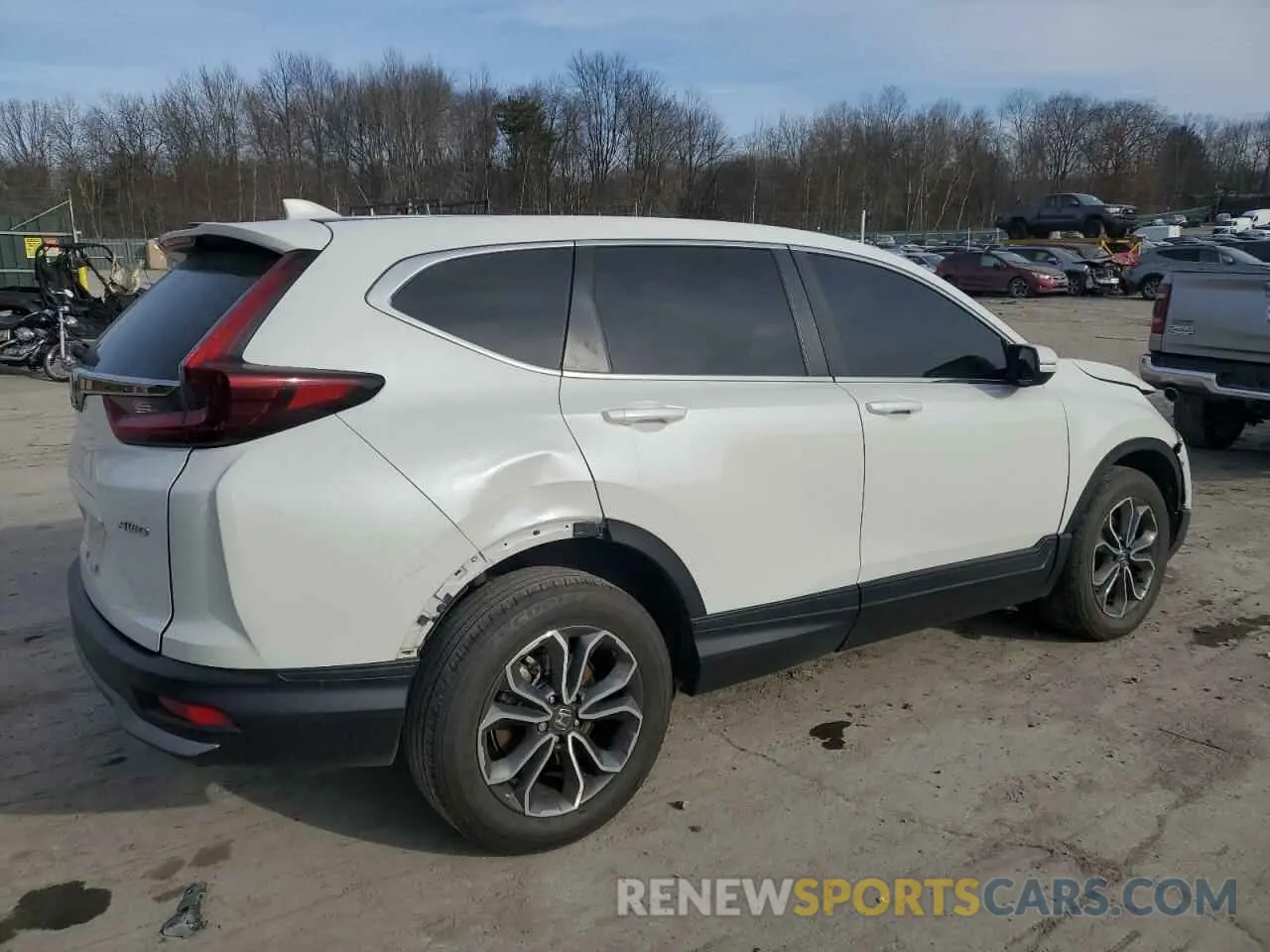 3 Photograph of a damaged car 2HKRW2H52MH649311 HONDA CRV 2021