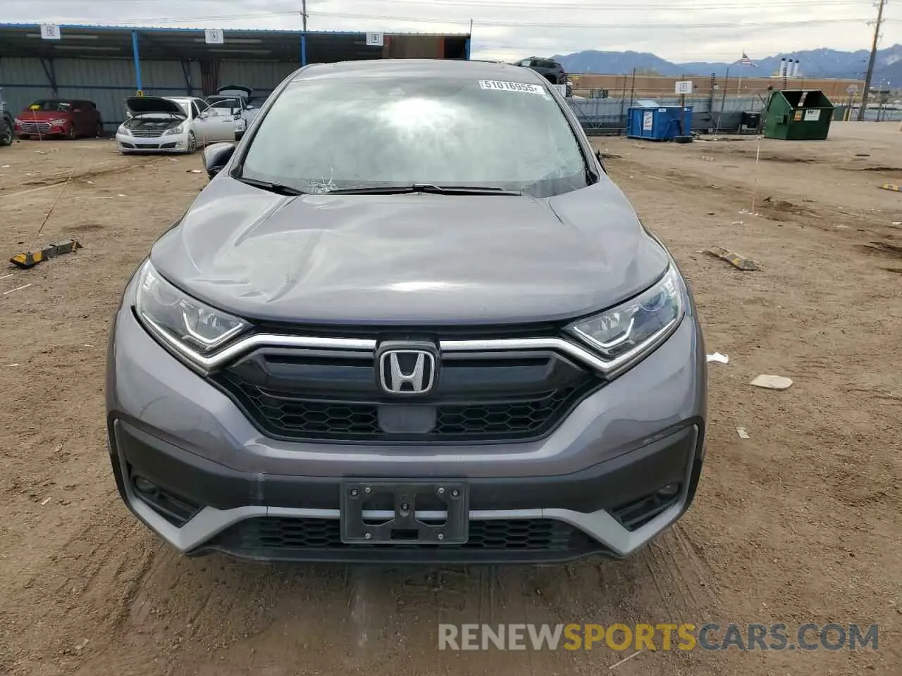 5 Photograph of a damaged car 2HKRW2H52MH656453 HONDA CRV 2021