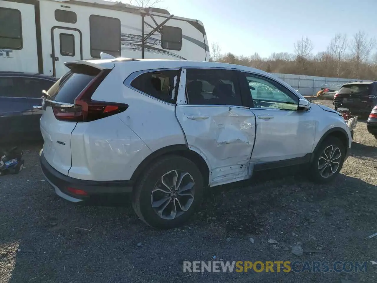 3 Photograph of a damaged car 2HKRW2H52MH658655 HONDA CRV 2021