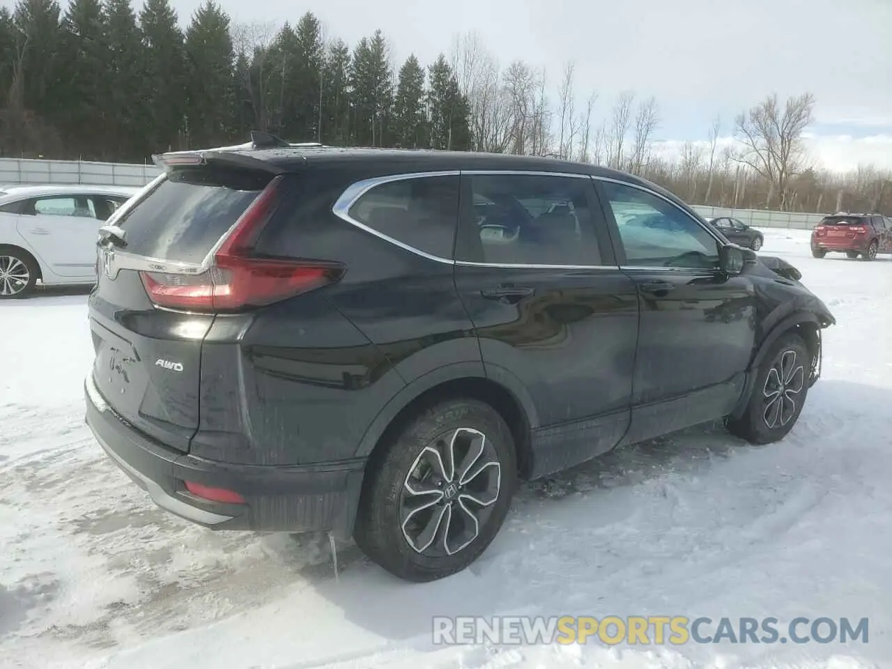 3 Photograph of a damaged car 2HKRW2H54MH648225 HONDA CRV 2021