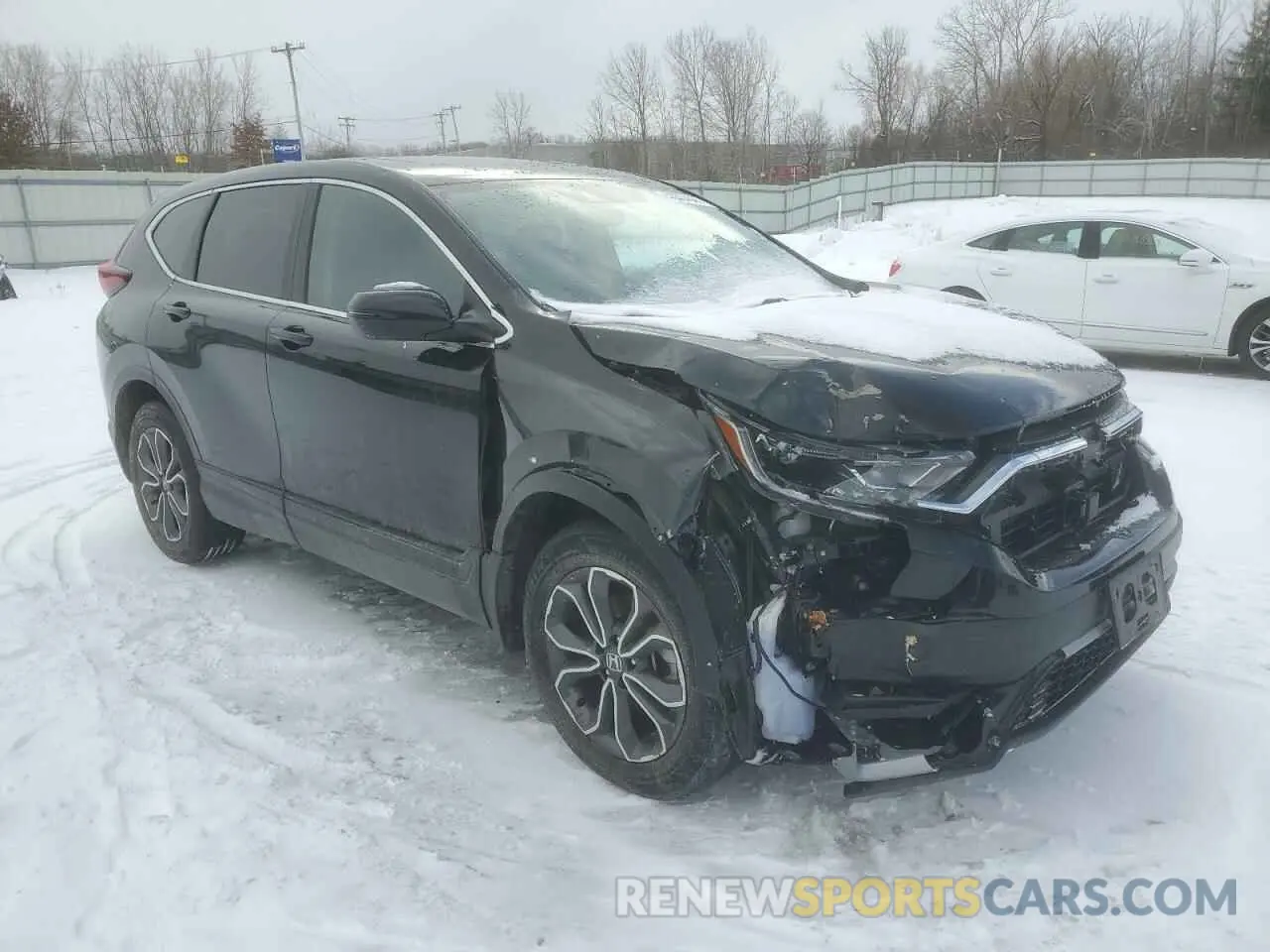 4 Photograph of a damaged car 2HKRW2H54MH648225 HONDA CRV 2021