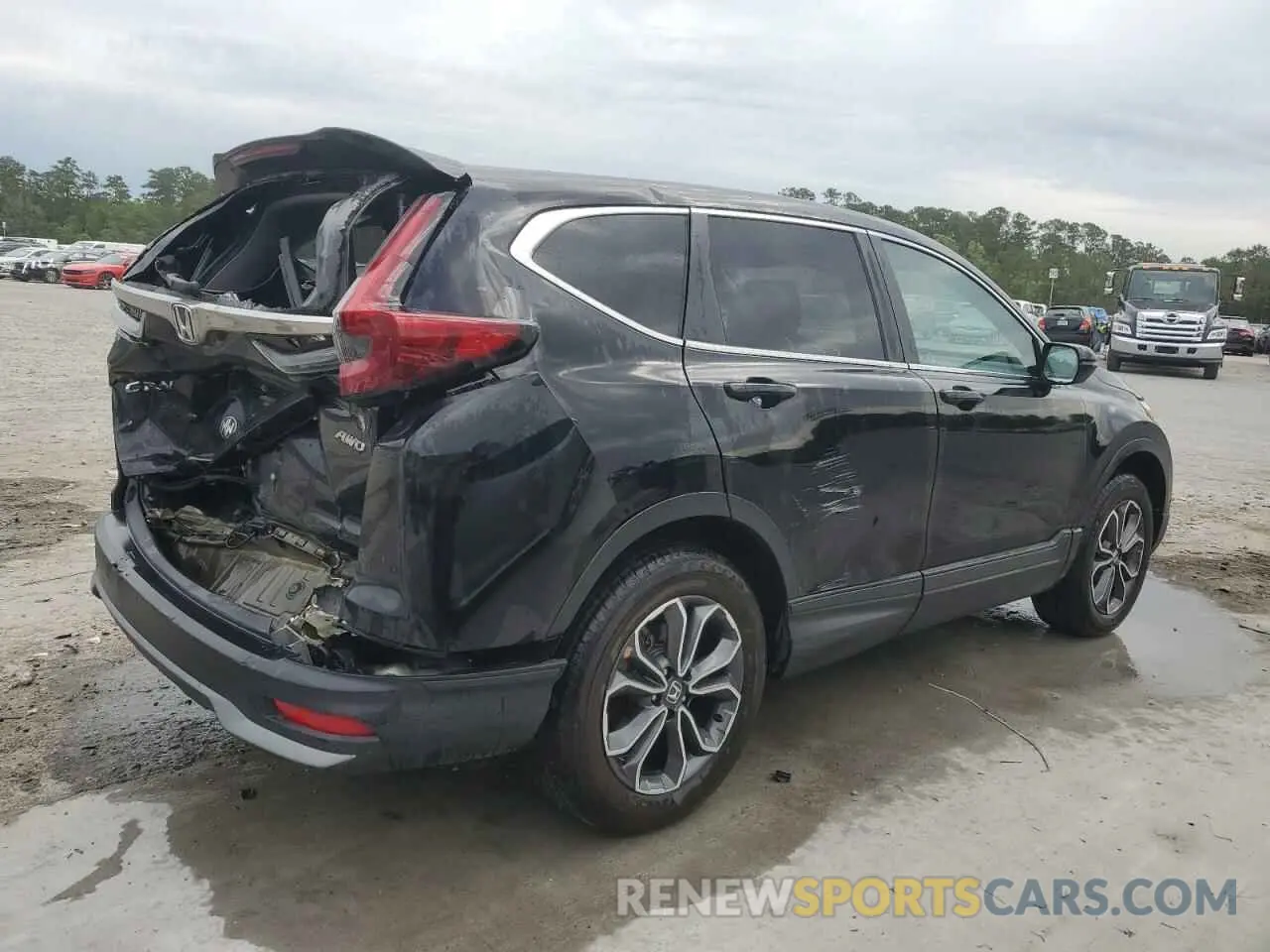 3 Photograph of a damaged car 2HKRW2H54MH648905 HONDA CRV 2021