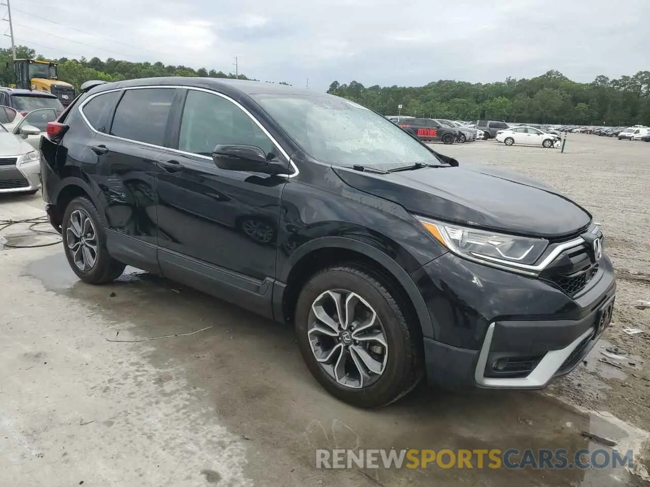 4 Photograph of a damaged car 2HKRW2H54MH648905 HONDA CRV 2021