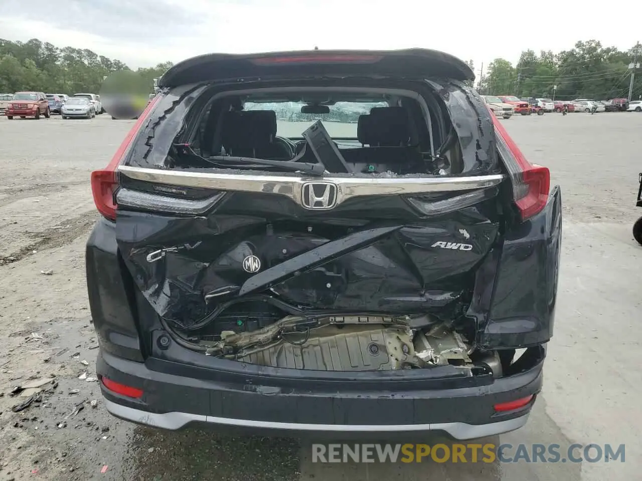 6 Photograph of a damaged car 2HKRW2H54MH648905 HONDA CRV 2021
