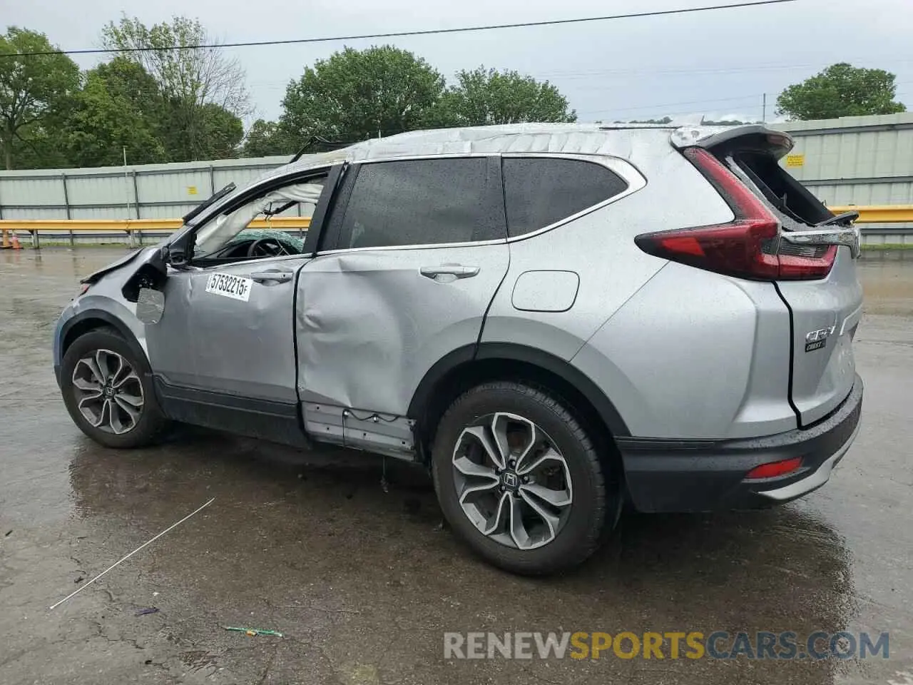 2 Photograph of a damaged car 2HKRW2H54MH657913 HONDA CRV 2021