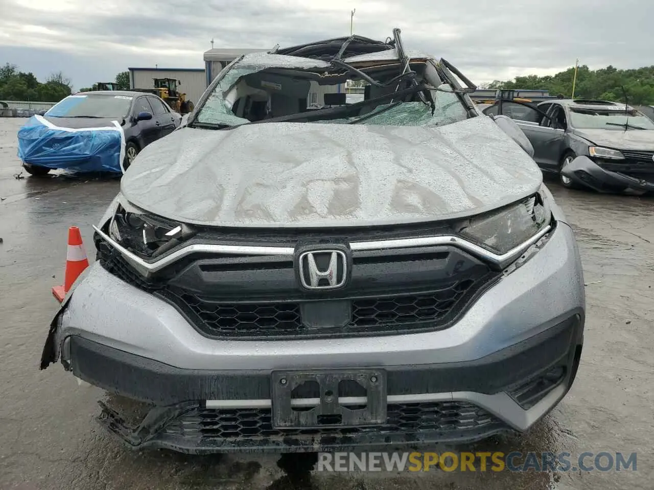 5 Photograph of a damaged car 2HKRW2H54MH657913 HONDA CRV 2021