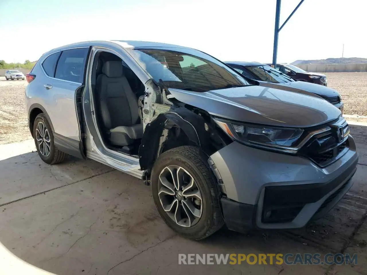 4 Photograph of a damaged car 2HKRW2H55MH674767 HONDA CRV 2021