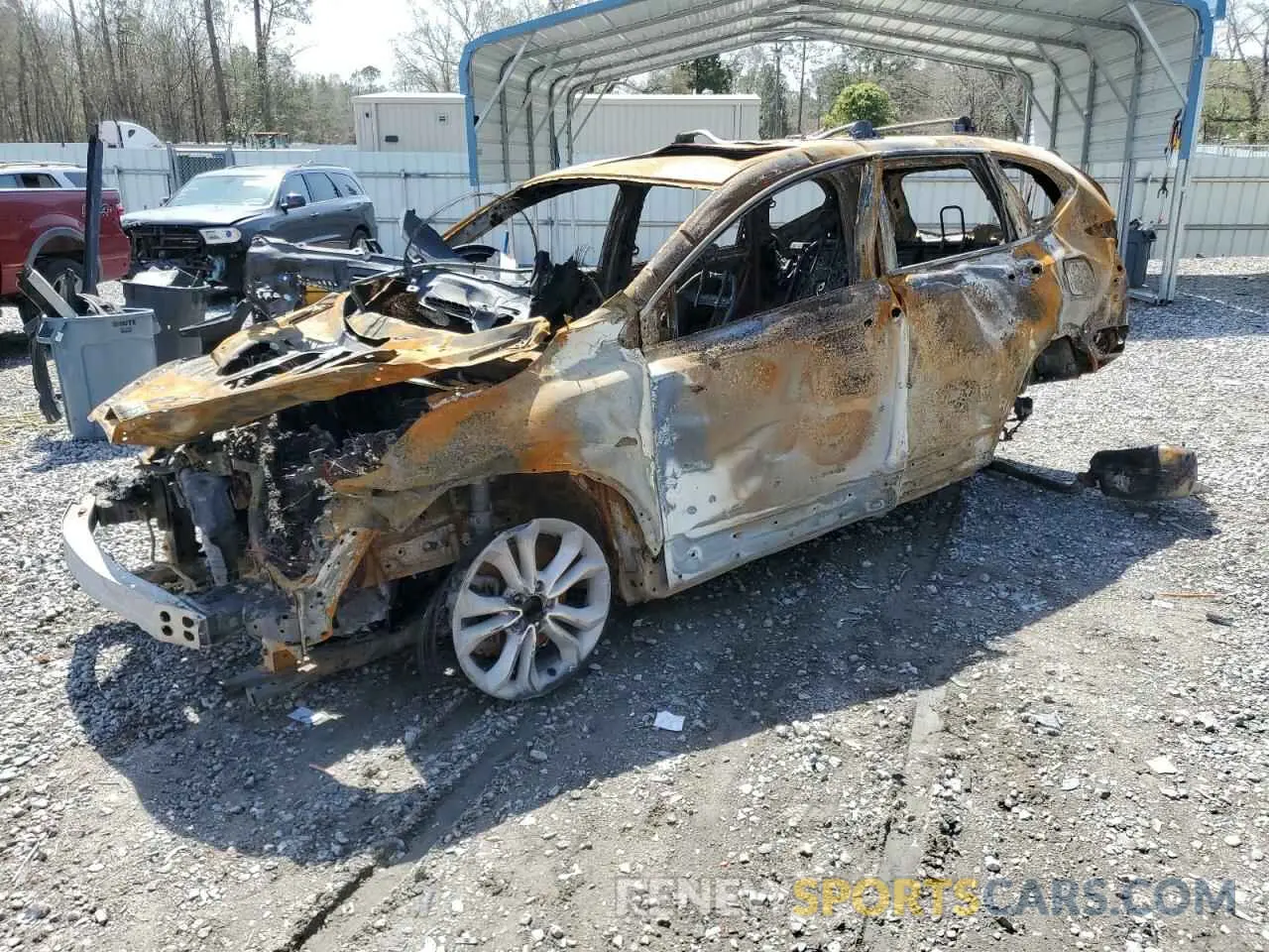 1 Photograph of a damaged car 2HKRW2H56MH610883 HONDA CRV 2021