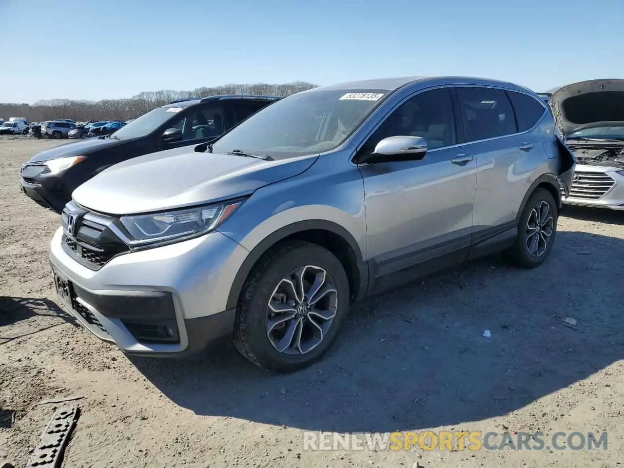 1 Photograph of a damaged car 2HKRW2H56MH617199 HONDA CRV 2021