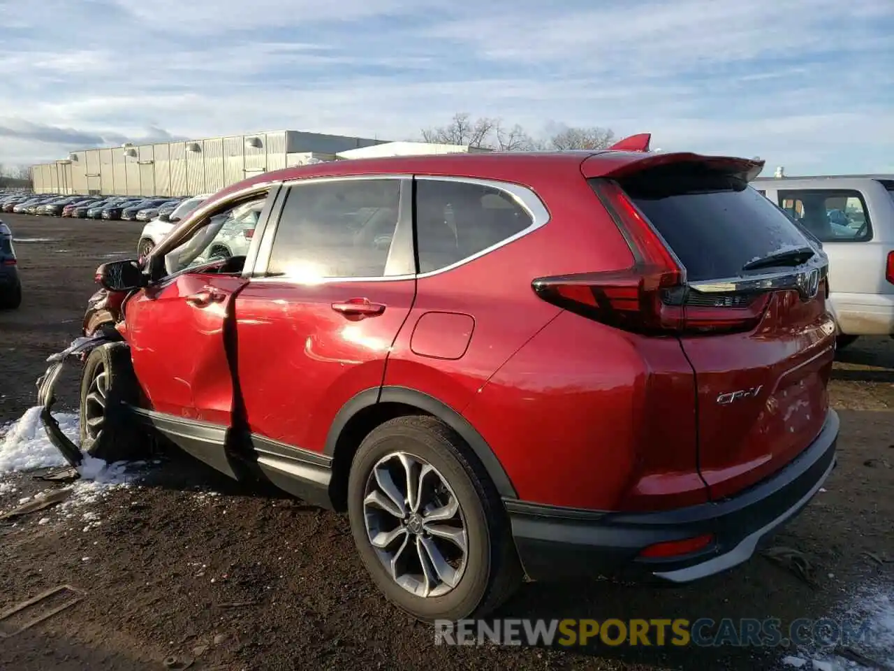 2 Photograph of a damaged car 2HKRW2H56MH635542 HONDA CRV 2021