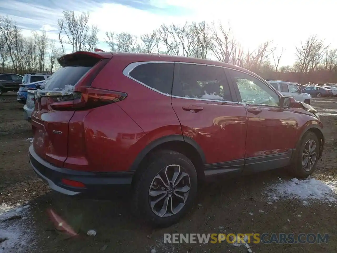 3 Photograph of a damaged car 2HKRW2H56MH635542 HONDA CRV 2021