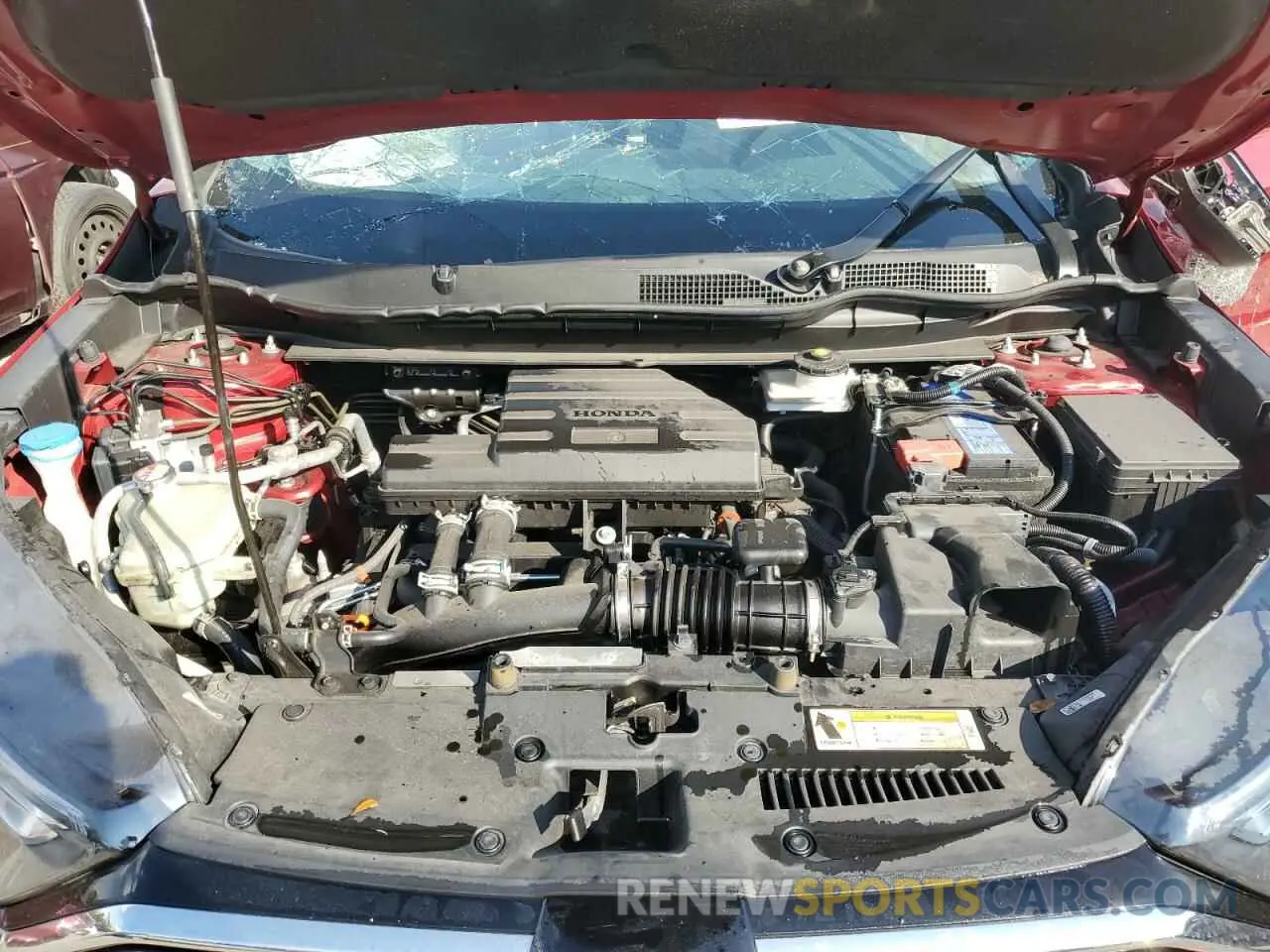 13 Photograph of a damaged car 2HKRW2H57MH673166 HONDA CRV 2021