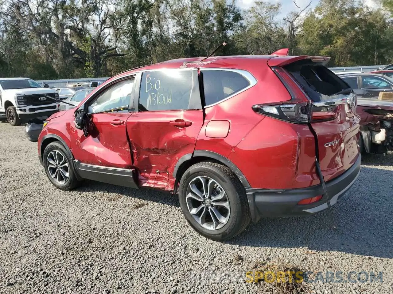 2 Photograph of a damaged car 2HKRW2H57MH673166 HONDA CRV 2021