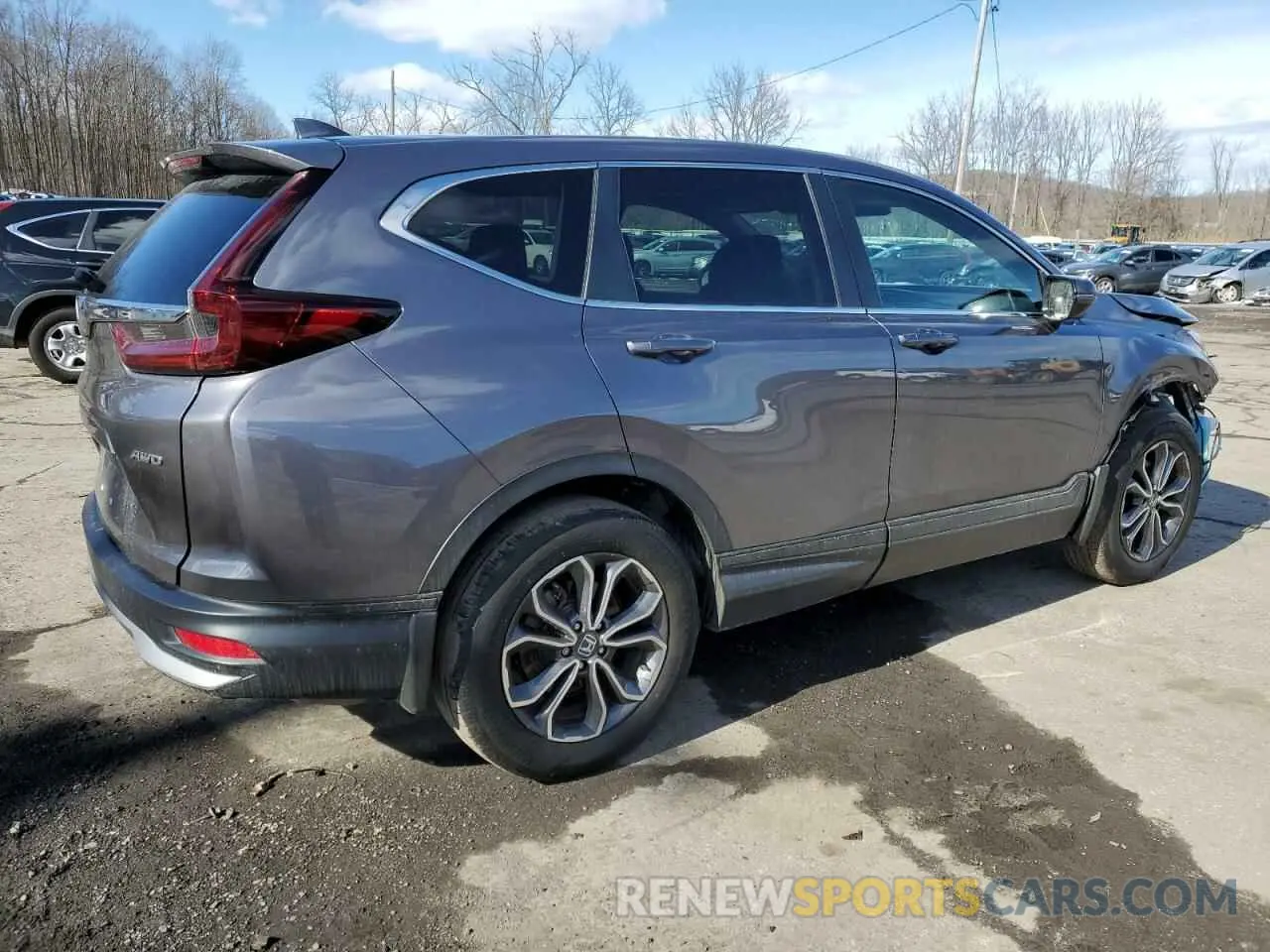 3 Photograph of a damaged car 2HKRW2H57MH682336 HONDA CRV 2021