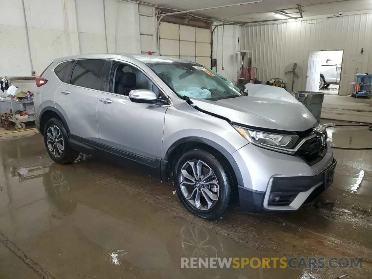 4 Photograph of a damaged car 2HKRW2H58MH645439 HONDA CRV 2021