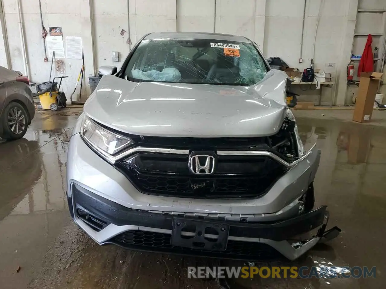 5 Photograph of a damaged car 2HKRW2H58MH645439 HONDA CRV 2021