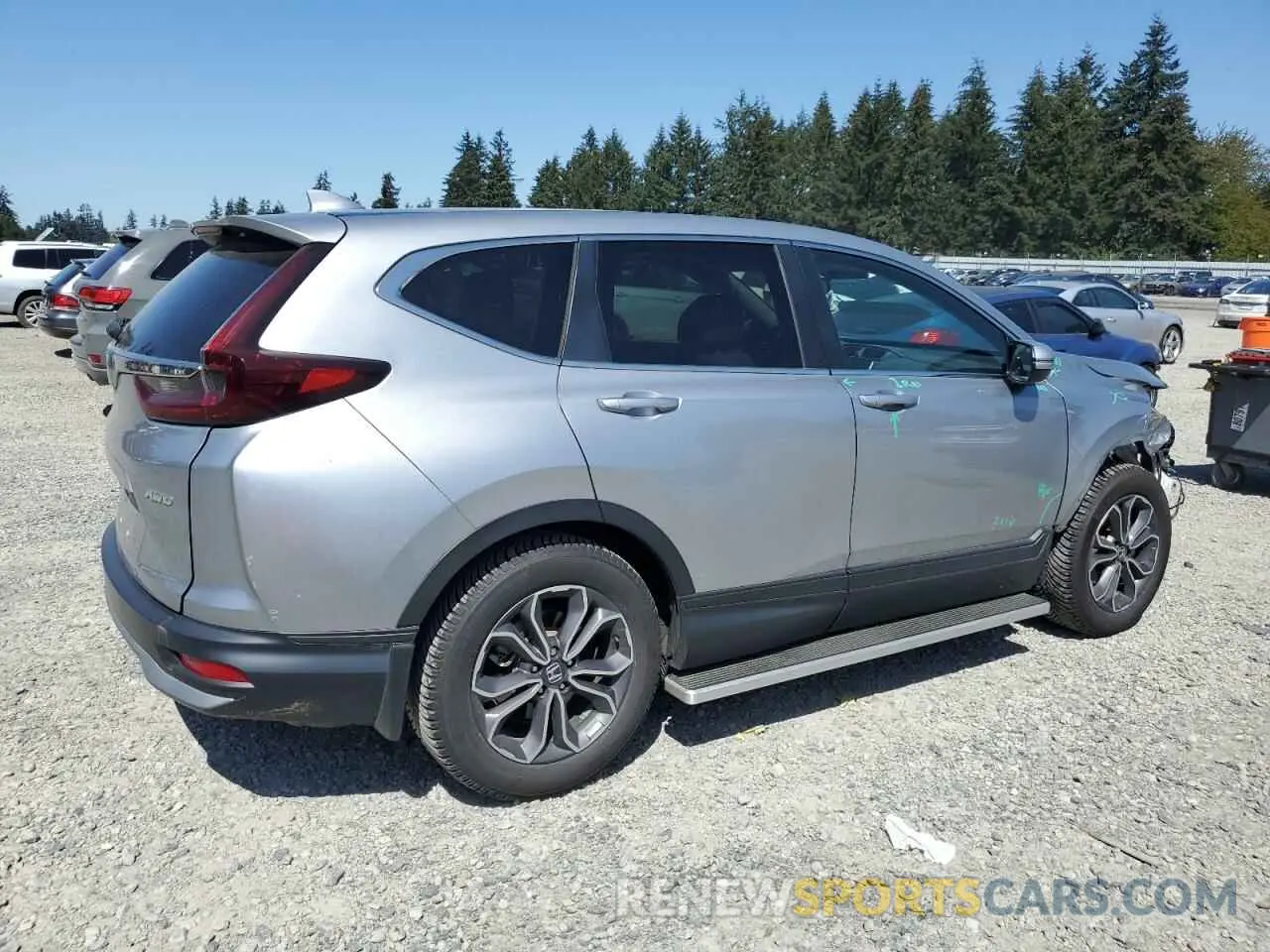 3 Photograph of a damaged car 2HKRW2H59MH606455 HONDA CRV 2021