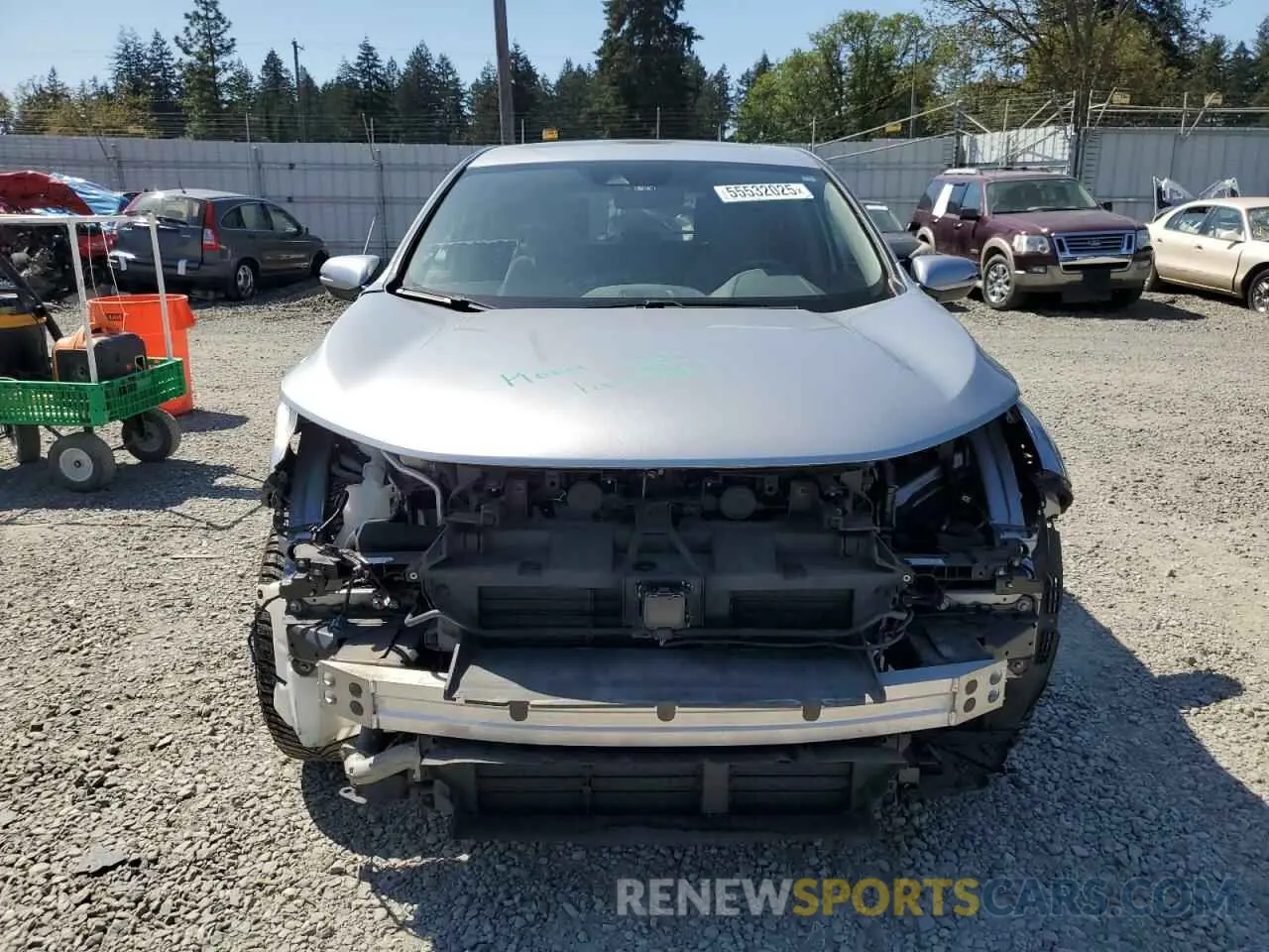 5 Photograph of a damaged car 2HKRW2H59MH606455 HONDA CRV 2021