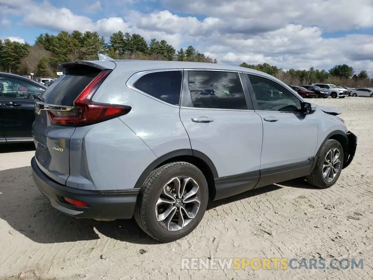 3 Photograph of a damaged car 2HKRW2H59MH607556 HONDA CRV 2021