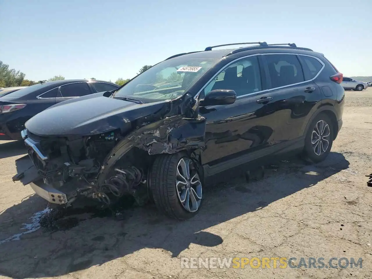 1 Photograph of a damaged car 2HKRW2H59MH682242 HONDA CRV 2021