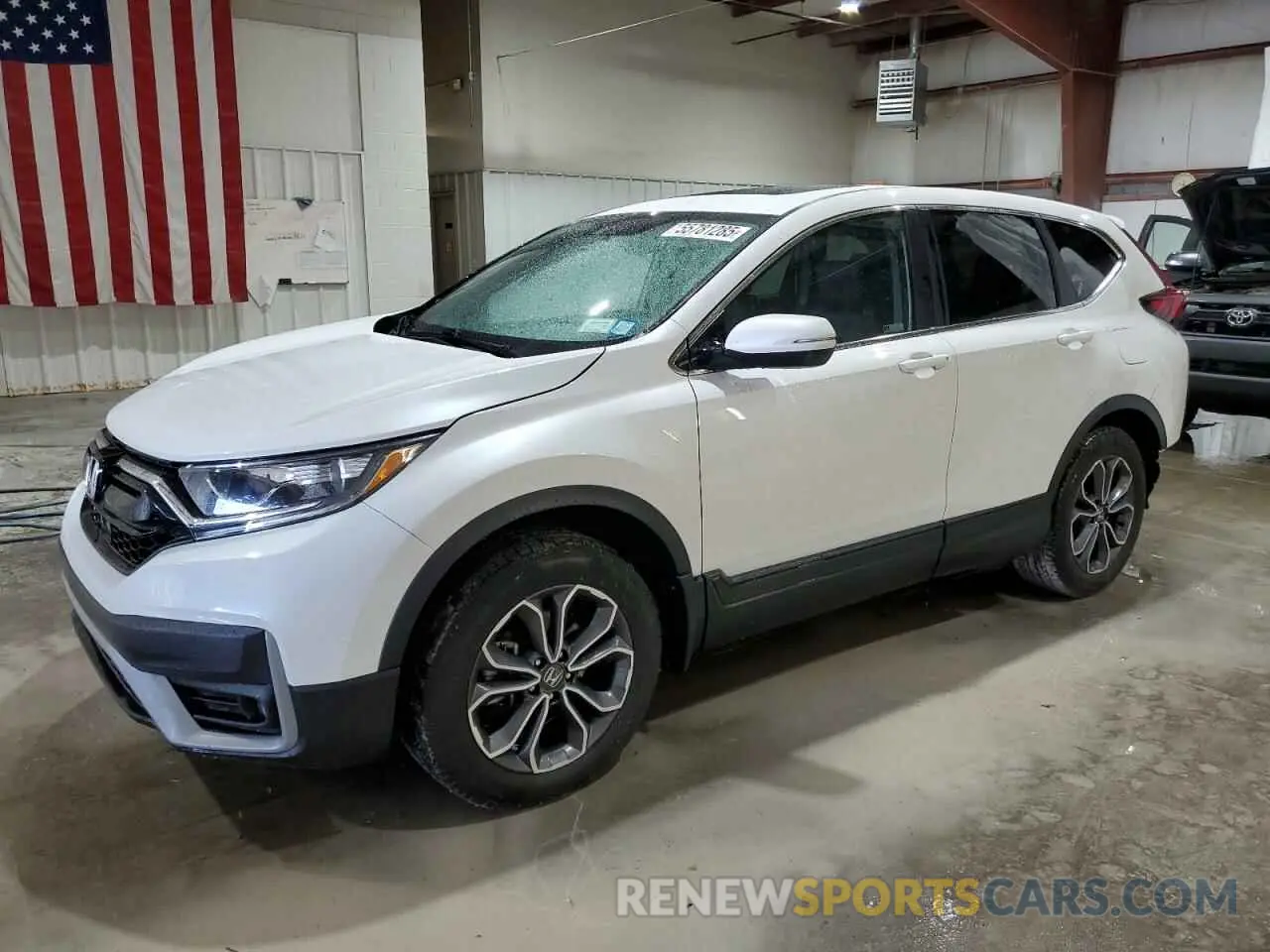 1 Photograph of a damaged car 2HKRW2H80MH679448 HONDA CRV 2021