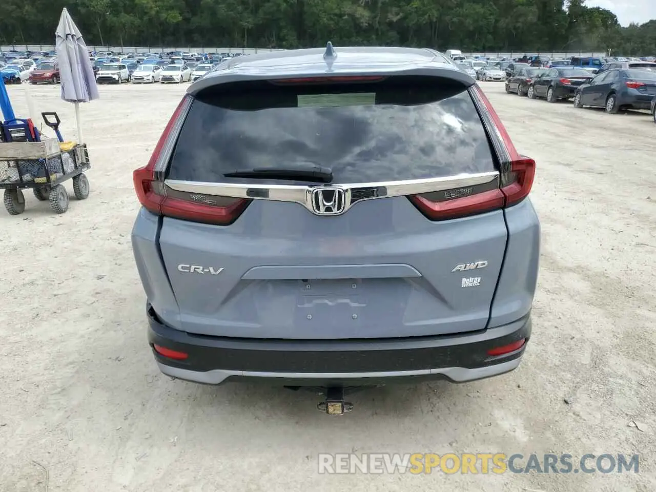 6 Photograph of a damaged car 2HKRW2H81MH672220 HONDA CRV 2021