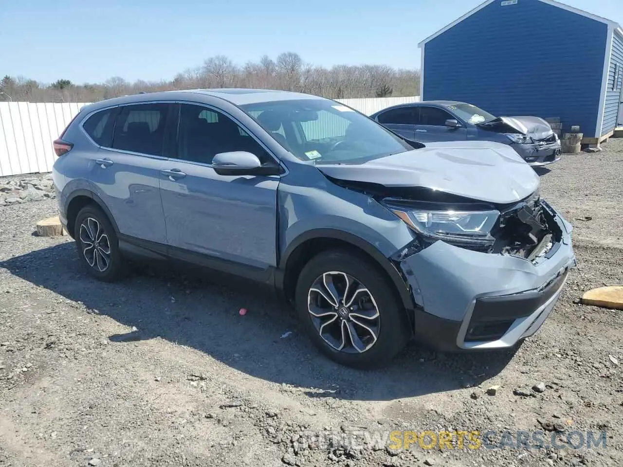 4 Photograph of a damaged car 2HKRW2H82MH625603 HONDA CRV 2021