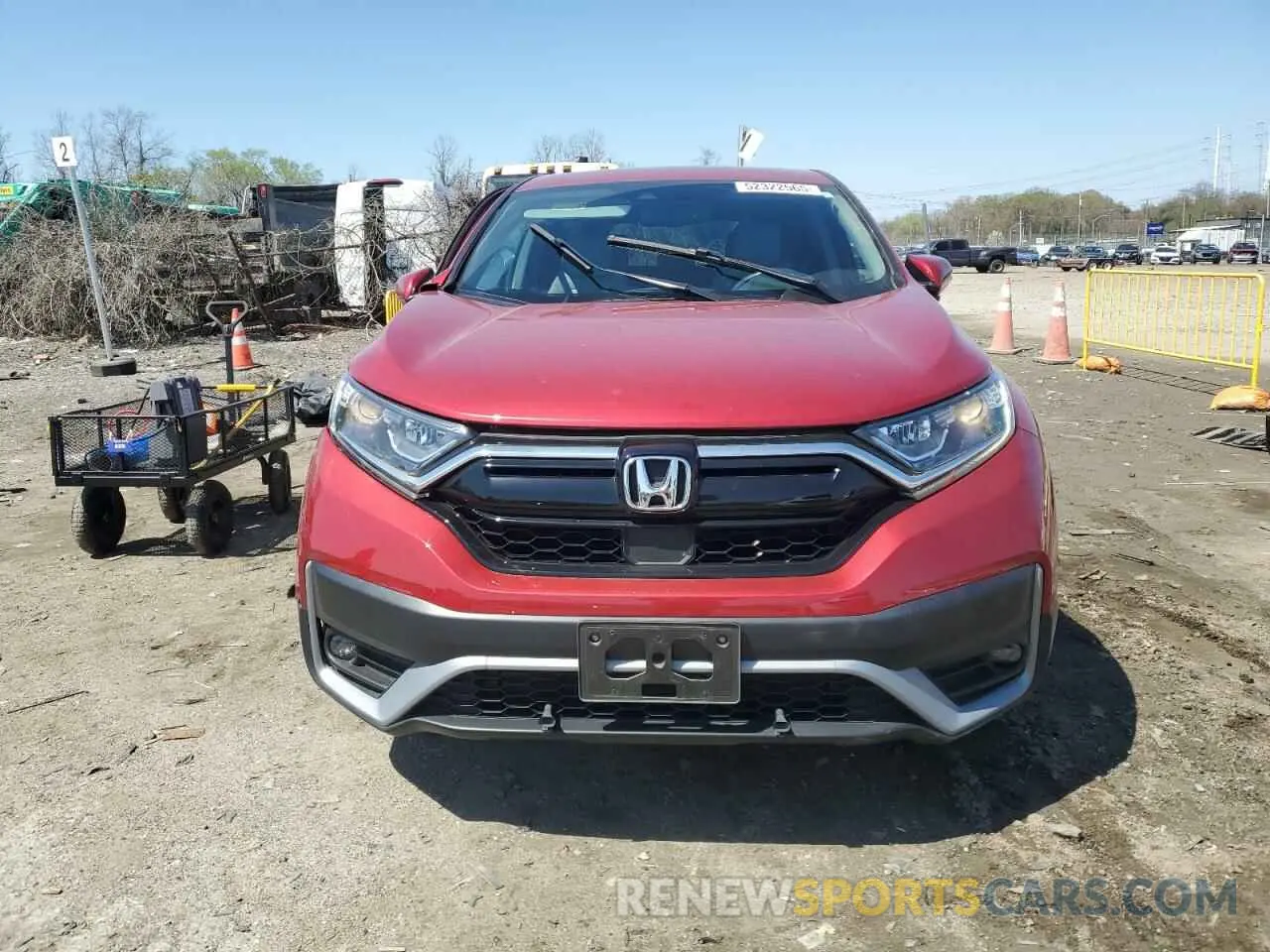 5 Photograph of a damaged car 2HKRW2H82MH647570 HONDA CRV 2021