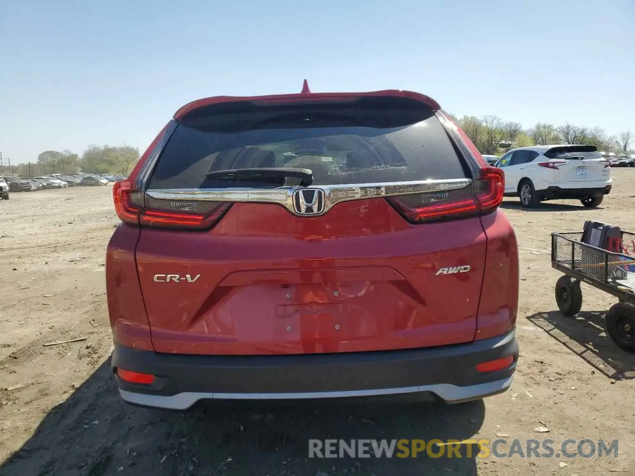 6 Photograph of a damaged car 2HKRW2H82MH647570 HONDA CRV 2021