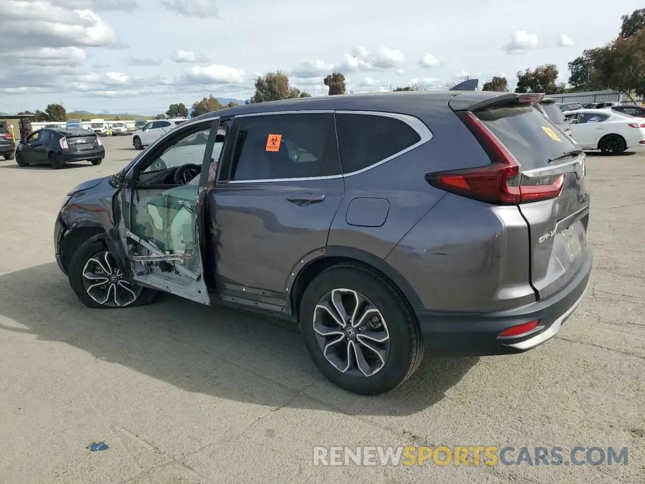 2 Photograph of a damaged car 2HKRW2H82MH671125 HONDA CRV 2021