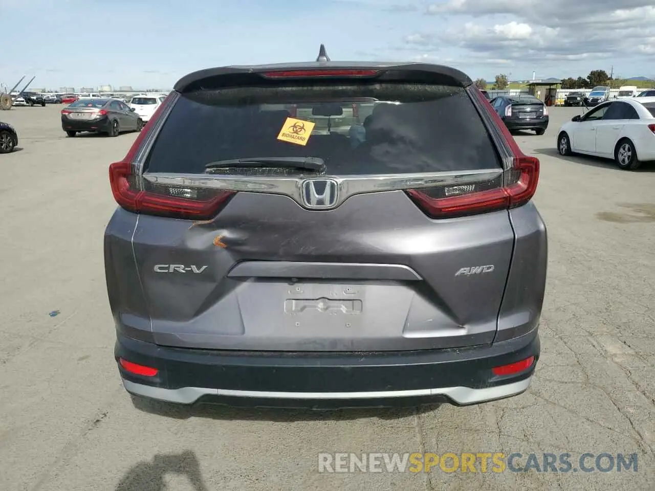 6 Photograph of a damaged car 2HKRW2H82MH671125 HONDA CRV 2021