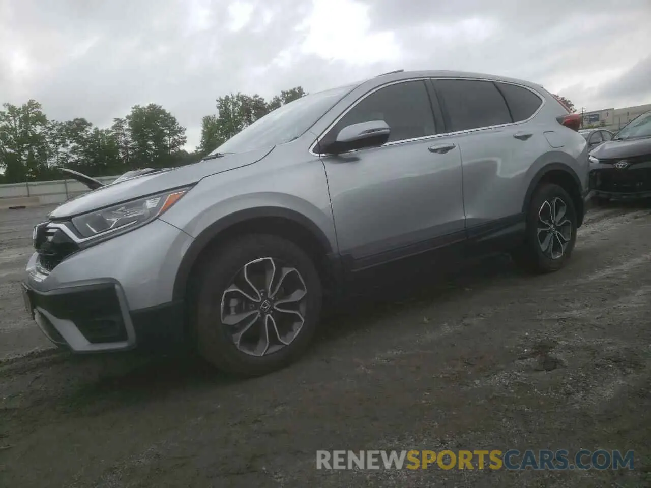 1 Photograph of a damaged car 2HKRW2H83MH675636 HONDA CRV 2021