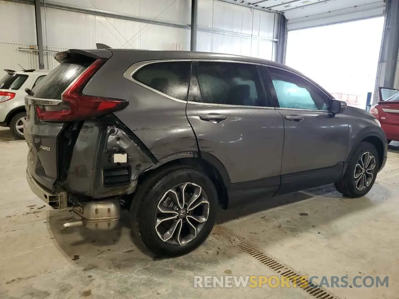 3 Photograph of a damaged car 2HKRW2H84MH607328 HONDA CRV 2021