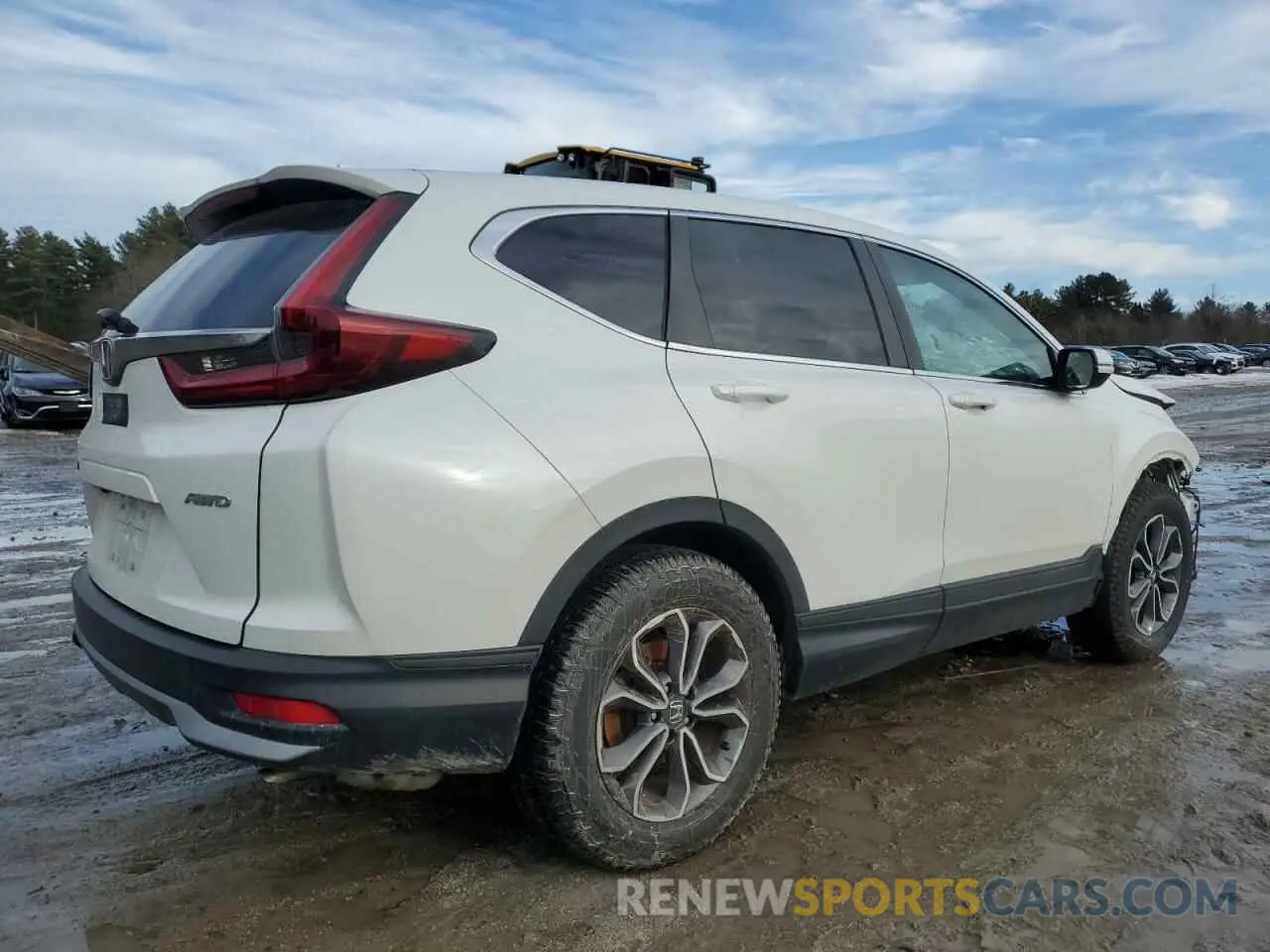3 Photograph of a damaged car 2HKRW2H84MH616790 HONDA CRV 2021