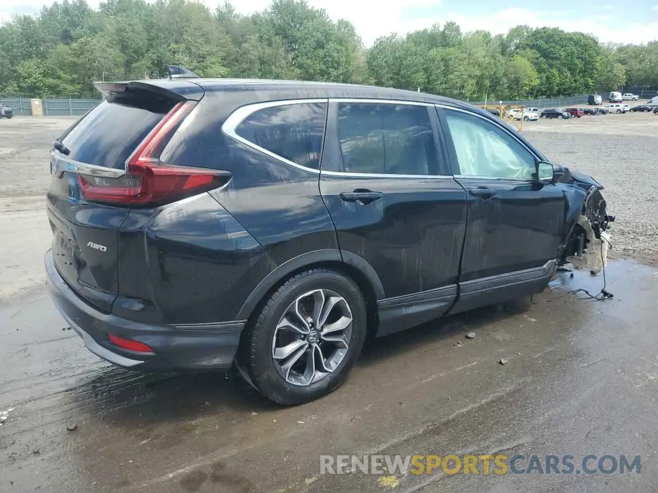 3 Photograph of a damaged car 2HKRW2H84MH623979 HONDA CRV 2021