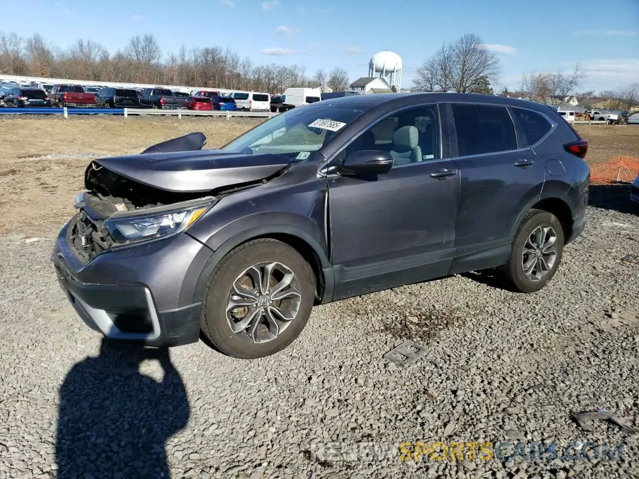 1 Photograph of a damaged car 2HKRW2H85MH629953 HONDA CRV 2021