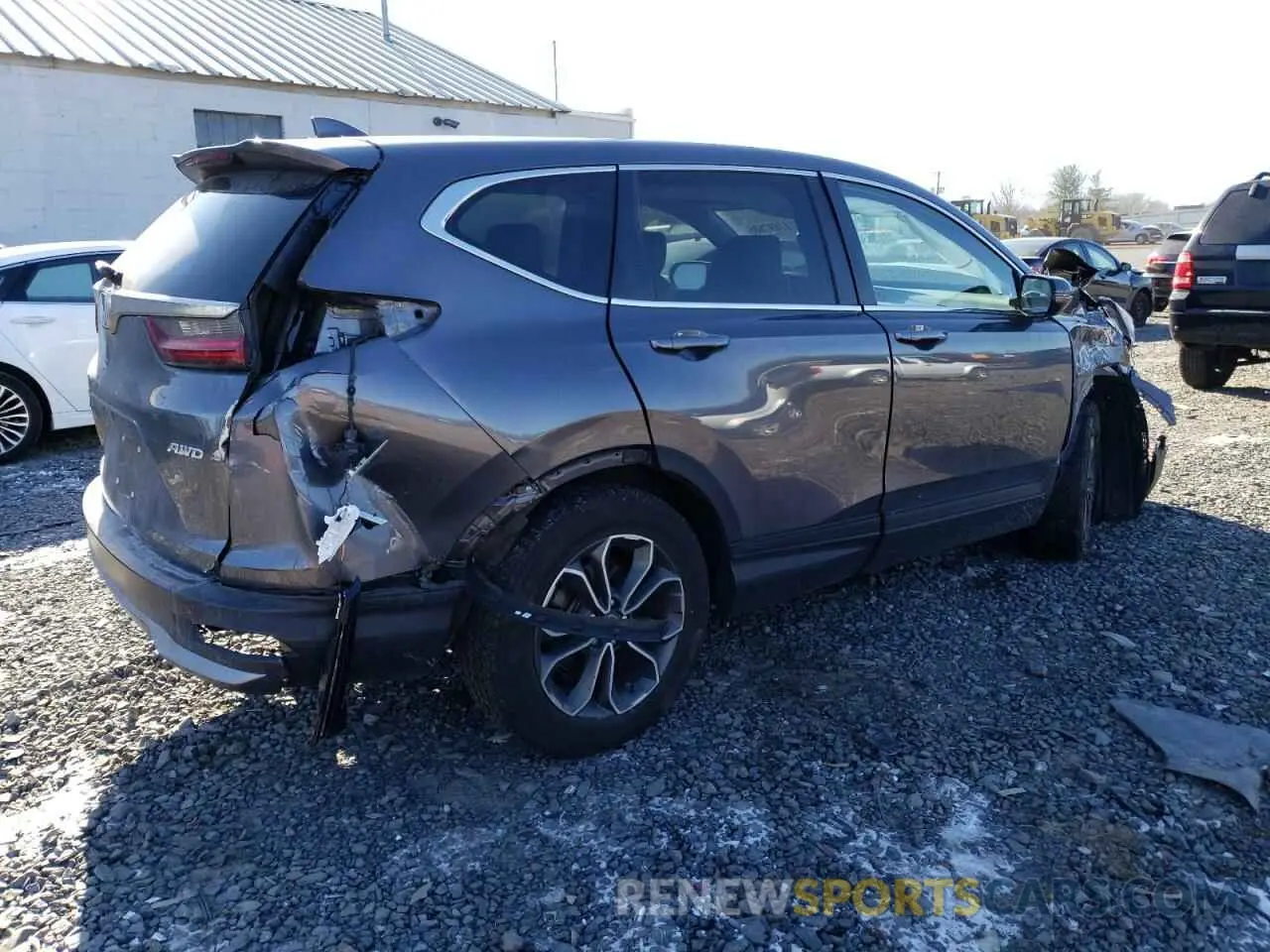 3 Photograph of a damaged car 2HKRW2H85MH629953 HONDA CRV 2021