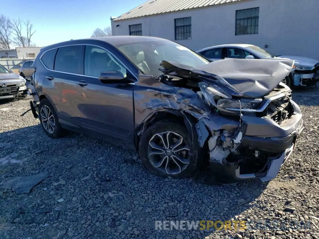 4 Photograph of a damaged car 2HKRW2H85MH629953 HONDA CRV 2021