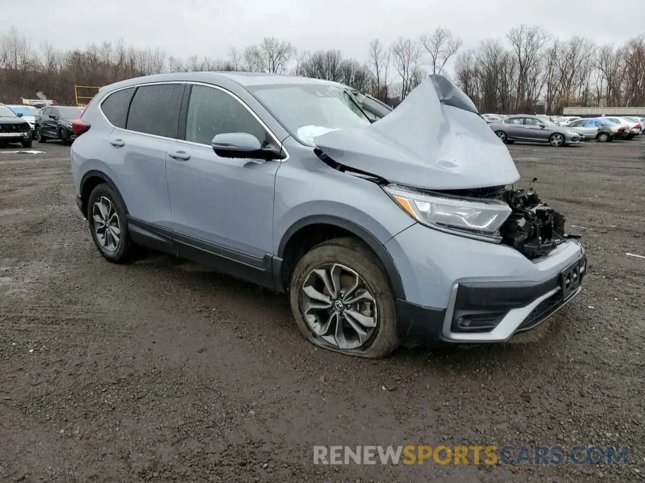 4 Photograph of a damaged car 2HKRW2H85MH630083 HONDA CRV 2021