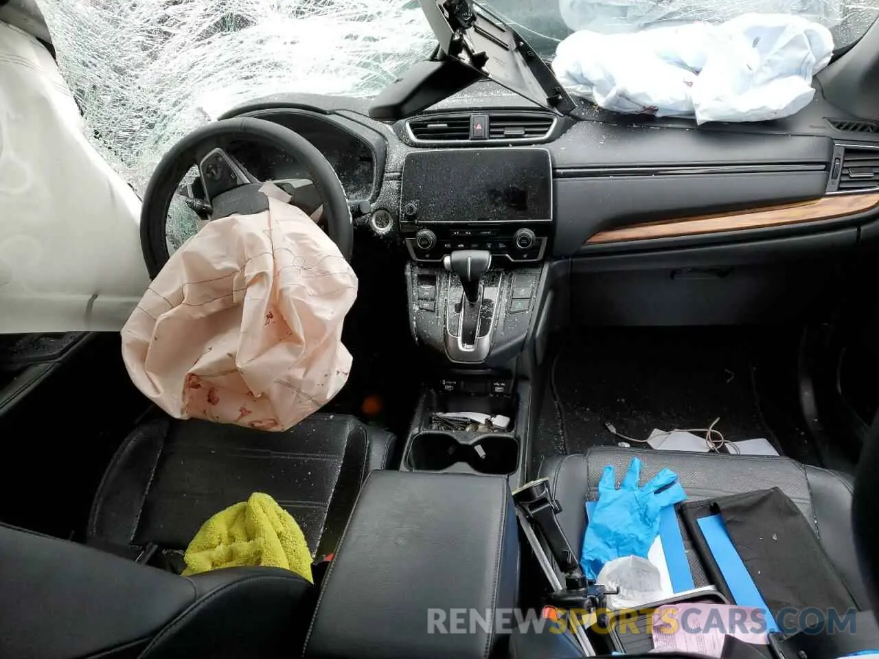 8 Photograph of a damaged car 2HKRW2H85MH630083 HONDA CRV 2021