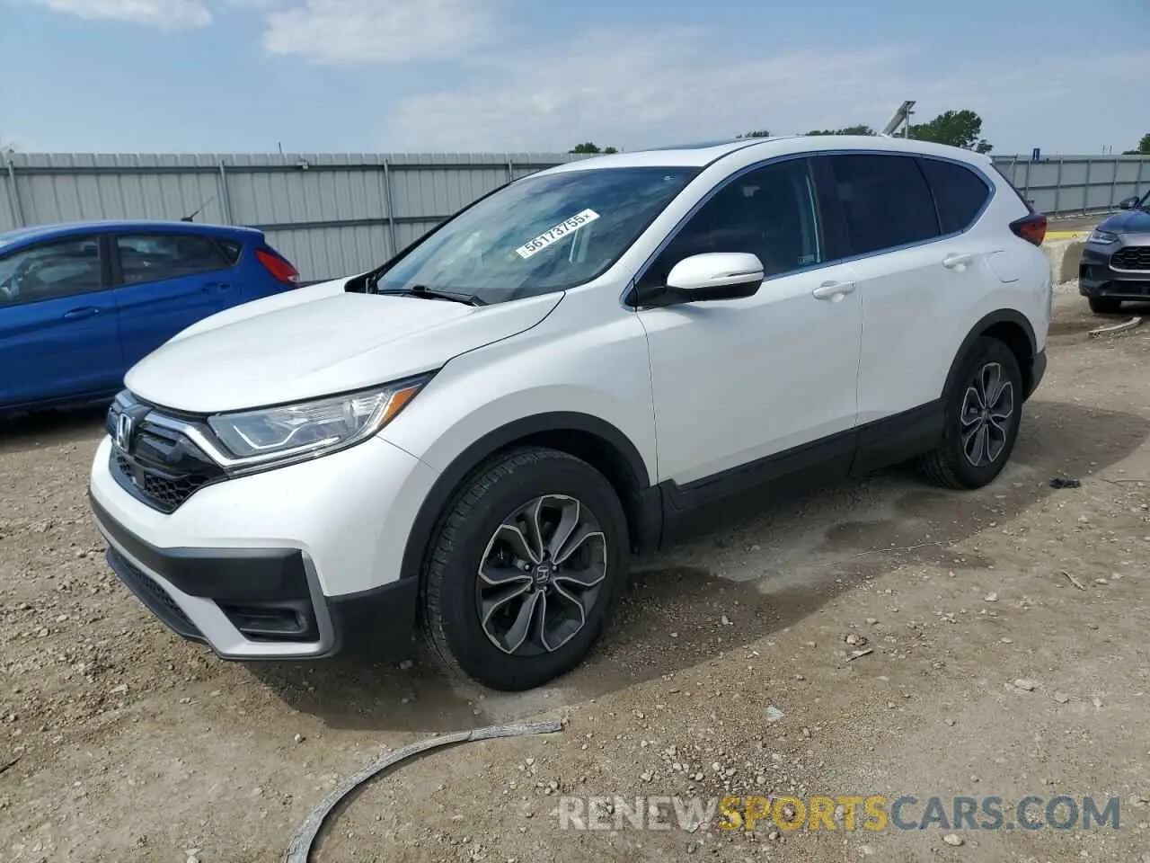 1 Photograph of a damaged car 2HKRW2H85MH670261 HONDA CRV 2021