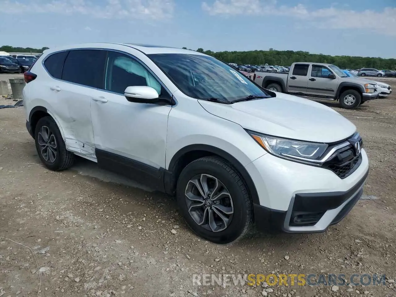 4 Photograph of a damaged car 2HKRW2H85MH670261 HONDA CRV 2021