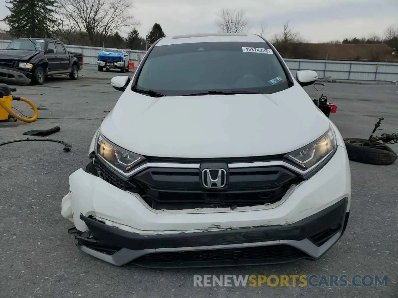 5 Photograph of a damaged car 2HKRW2H85MH677985 HONDA CRV 2021